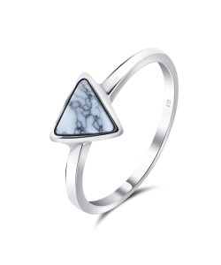 White Turquiose Silver Rings NSR-2057